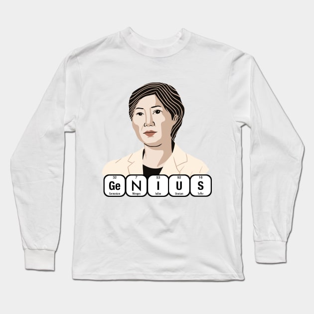 GENIUS Flossie Wong Staal Long Sleeve T-Shirt by firstsapling@gmail.com